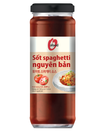 SỐT SPAGHETTI VỊ NGUYÊN BẢN (chai)