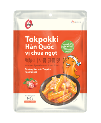 TOKPOKKI HÀN QUỐC GÓI VỊ CHUA NGỌT