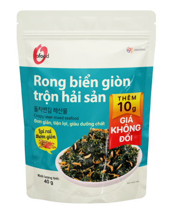 RONG BIỂN GIÒN TRỘN HẢI SẢN