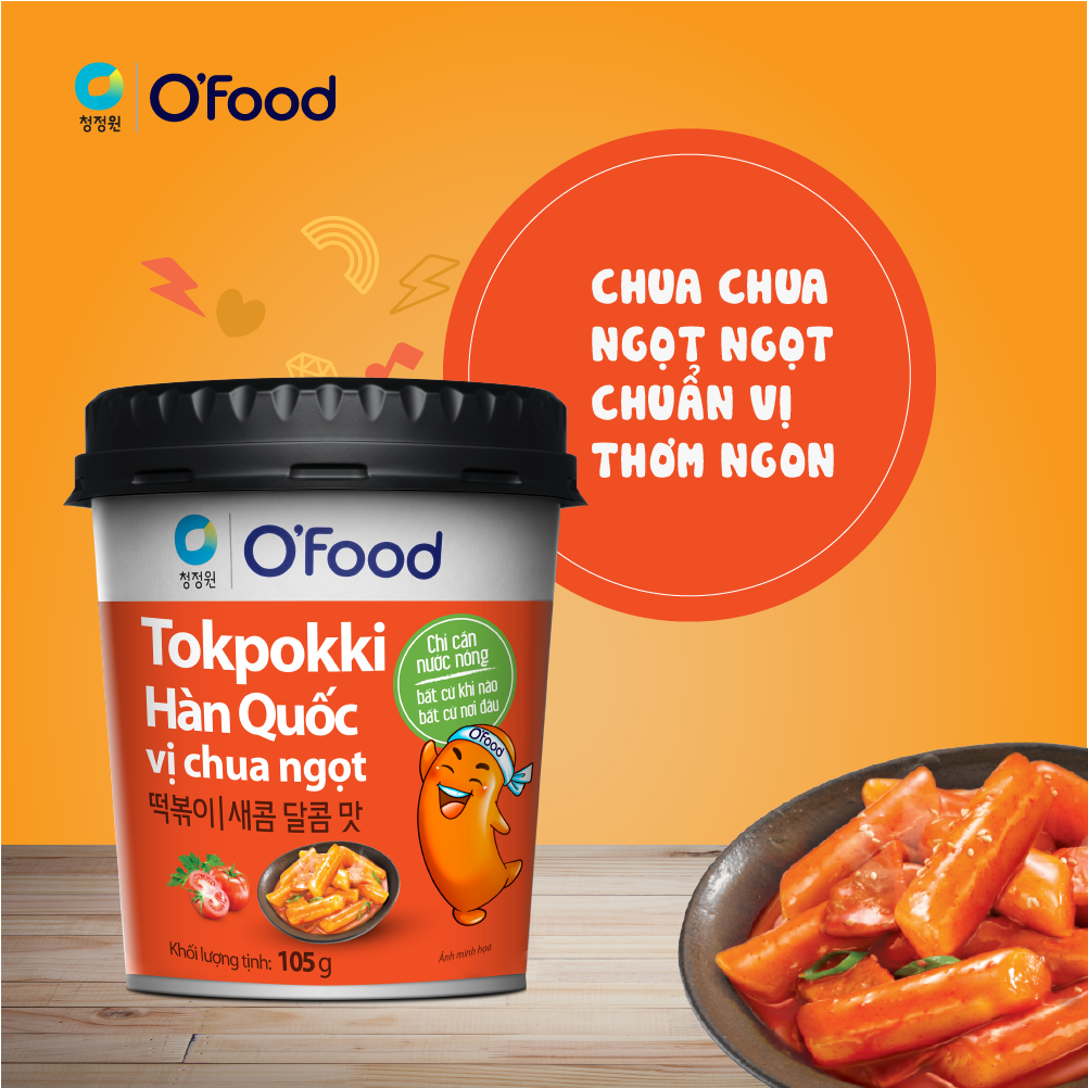 Tokpokki vị chua ngọt