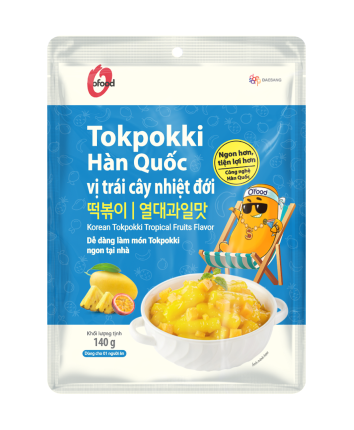 TOKPOKKI HÀN QUỐC GÓI VỊ TRÁI CÂY NHIỆT ĐỚI
