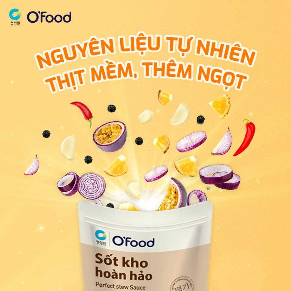 Bộ sốt ướp đa dạng của O'food tiện lợi cho kỳ nghỉ Tết