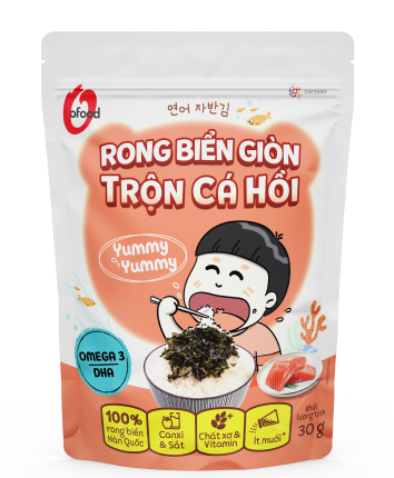 RONG BIỂN GIÒN TRỘN CÁ HỒI