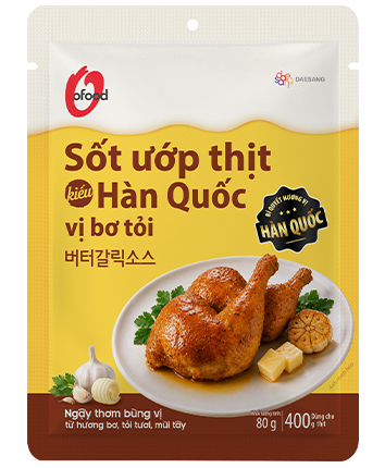 Sốt ướp thịt kiểu Hàn Quốc vị bơ tỏi O'food