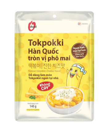 TOKPOKKI HÀN QUỐC GÓI TRÒN VỊ PHÔ MAI