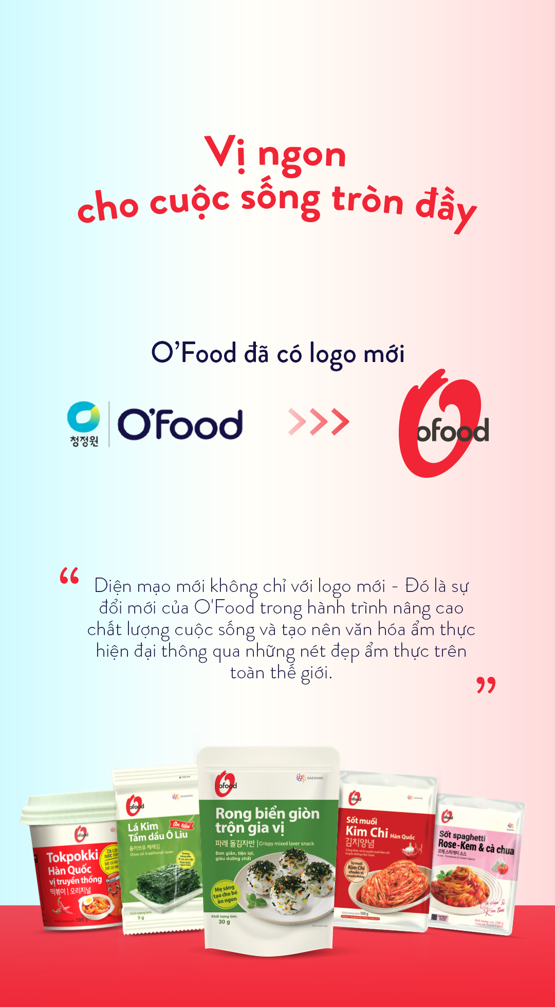 Ofood thay đổi logo