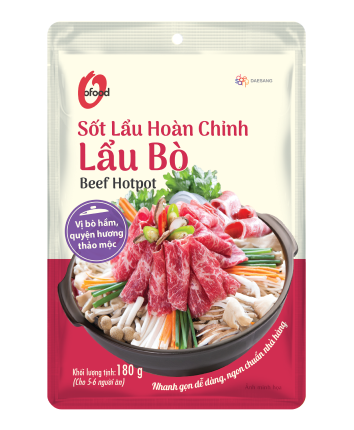 Sốt lẩu hoàn chỉnh vị Lẩu Bò