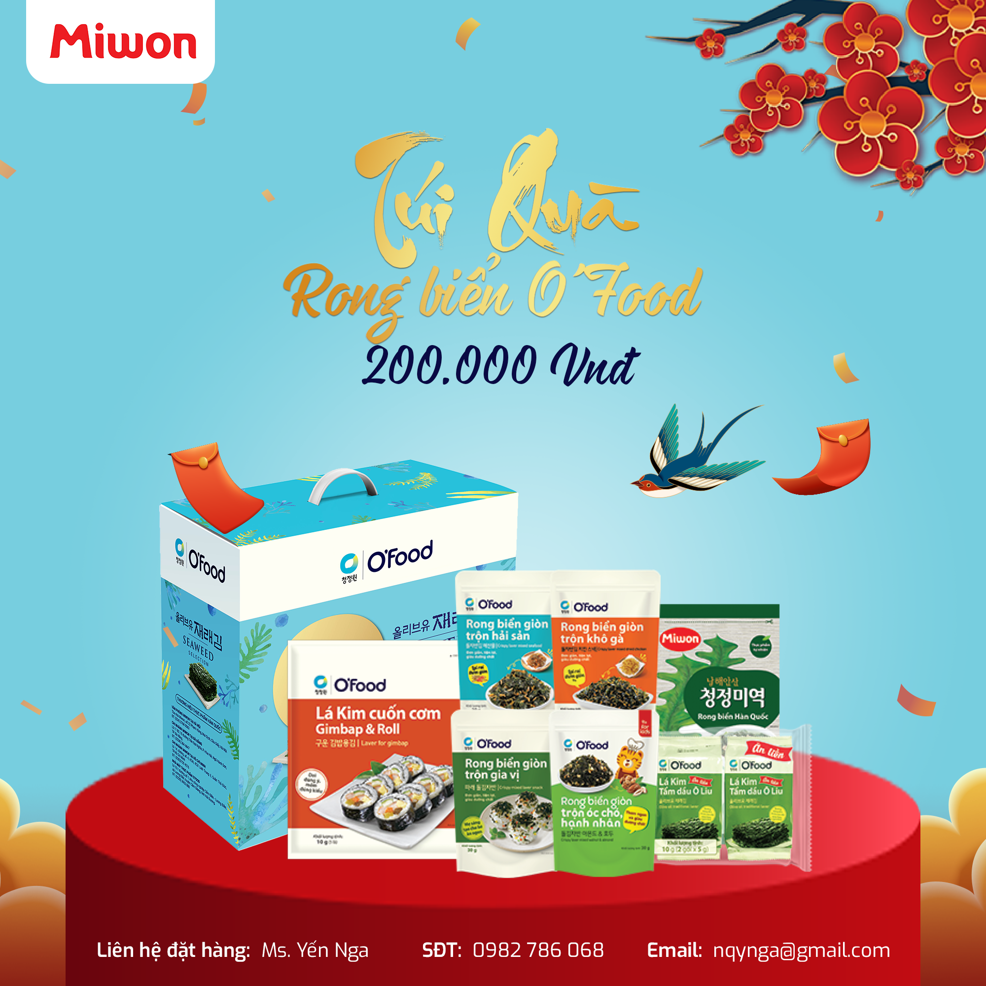 Hộp quà Tết Rong biển 200.000đ