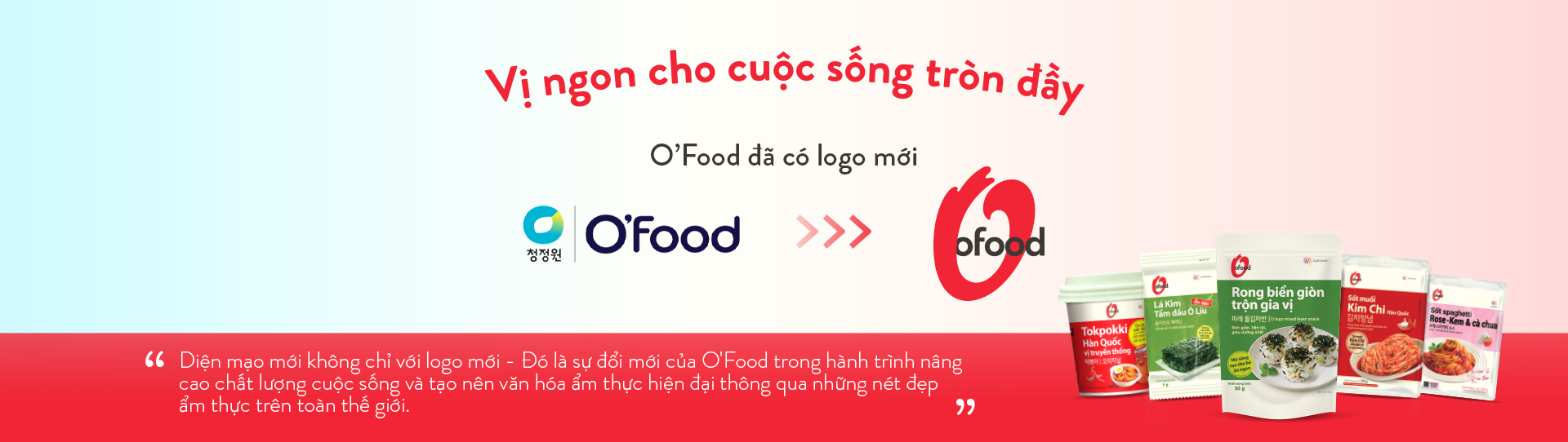 Ofood thay đổi logo