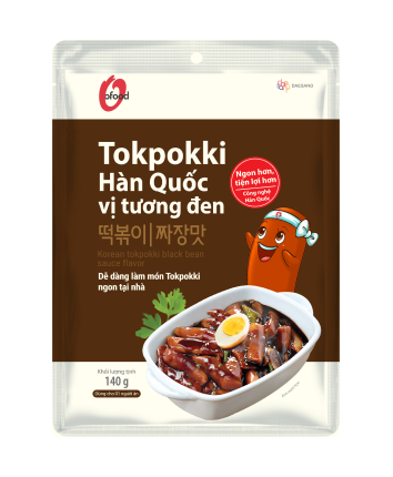 TOKPOKKI HÀN QUỐC GÓI VỊ TƯƠNG ĐEN
