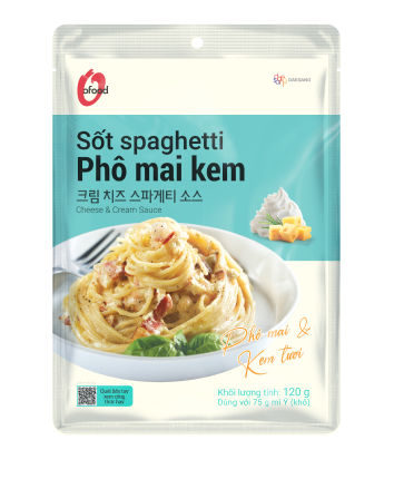 Sốt Spaghetti Phô mai kem (gói)