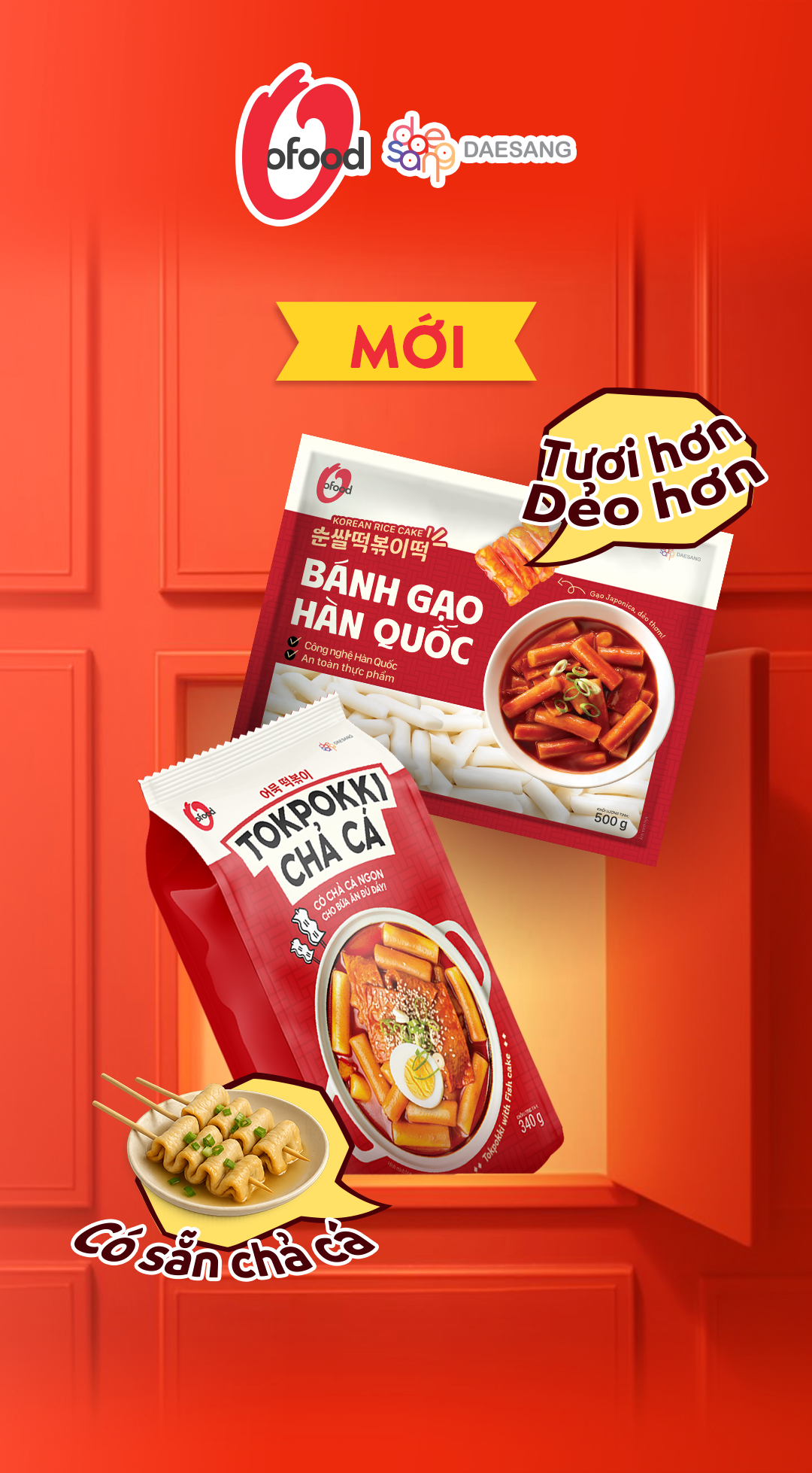 Ra mắt bánh gạo hàng lạnh