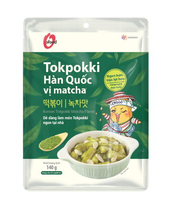 TOKPOKKI HÀN QUỐC GÓI VỊ MATCHA