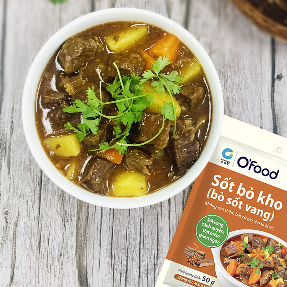 Sốt bò kho , bò sốt vang