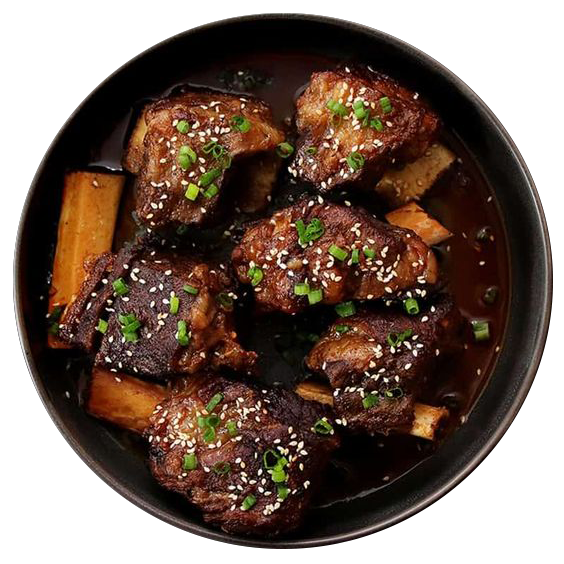 Sườn kho / hầm kiểu Hàn hao cơm tuyệt đỉnh