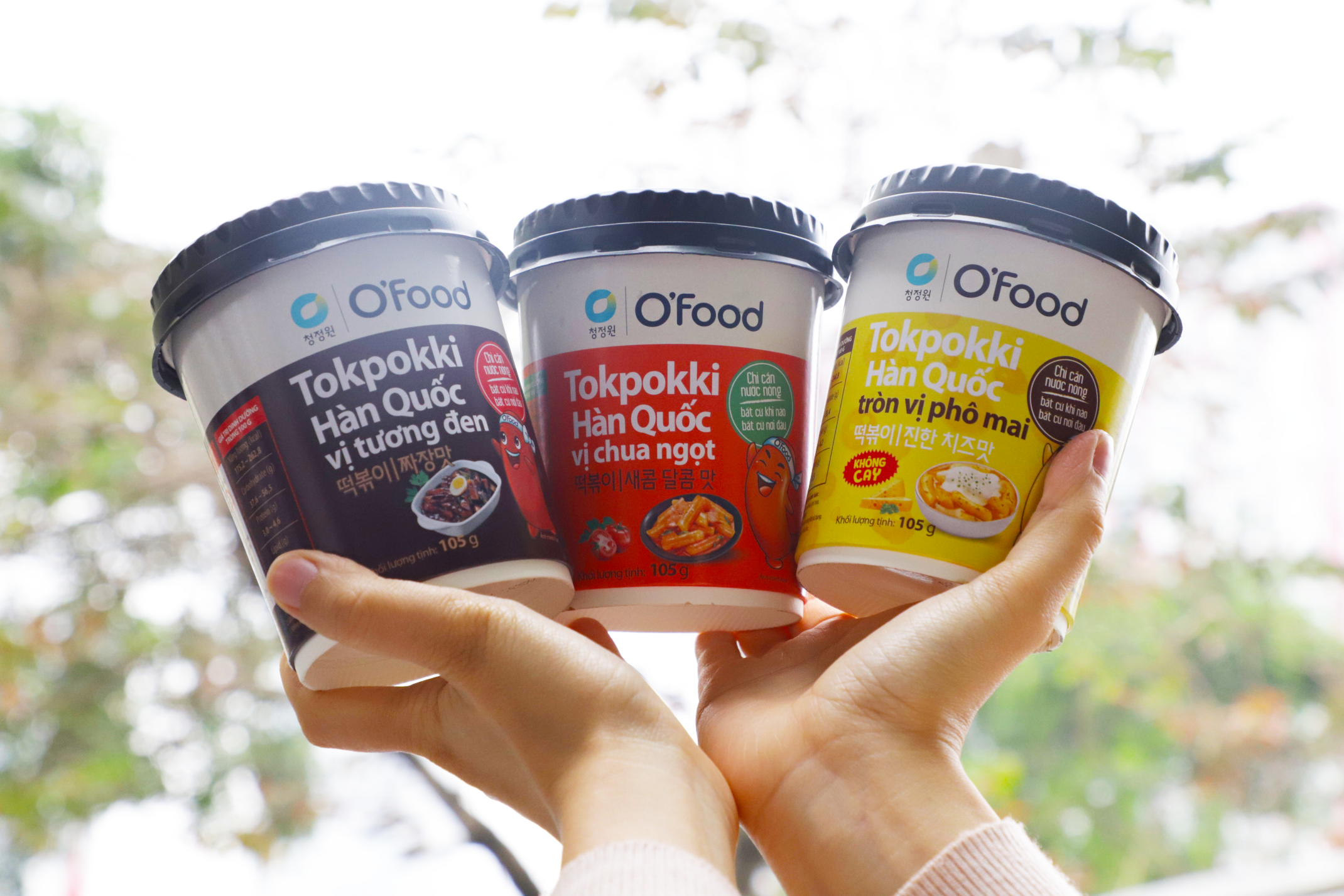 TOKPOKKI O'FOOD  3 VỊ MỚI KHÔNG CAY, THỬ NGAY