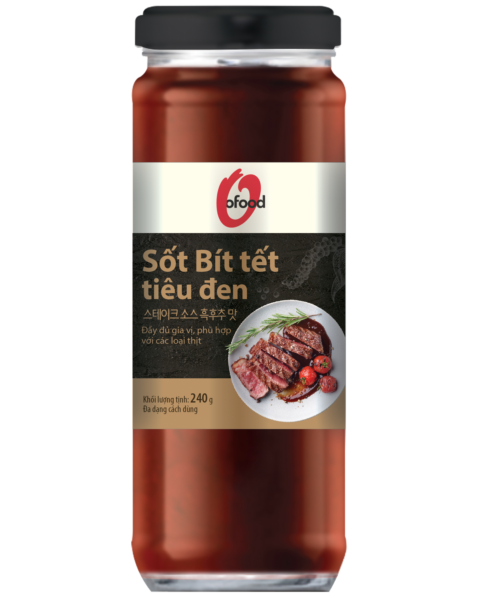 Sốt bít tết tiêu đen O'food