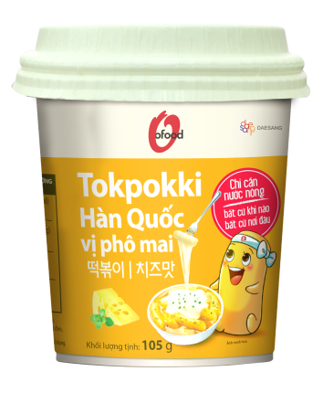 TOKPOKKI HÀN QUỐC CỐC VỊ PHÔ MAI