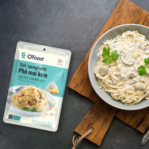 MÌ Ý SỐT KEM NẤM