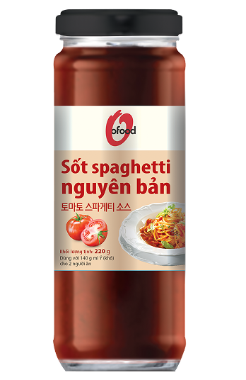 SỐT SPAGHETTI VỊ NGUYÊN BẢN (chai)