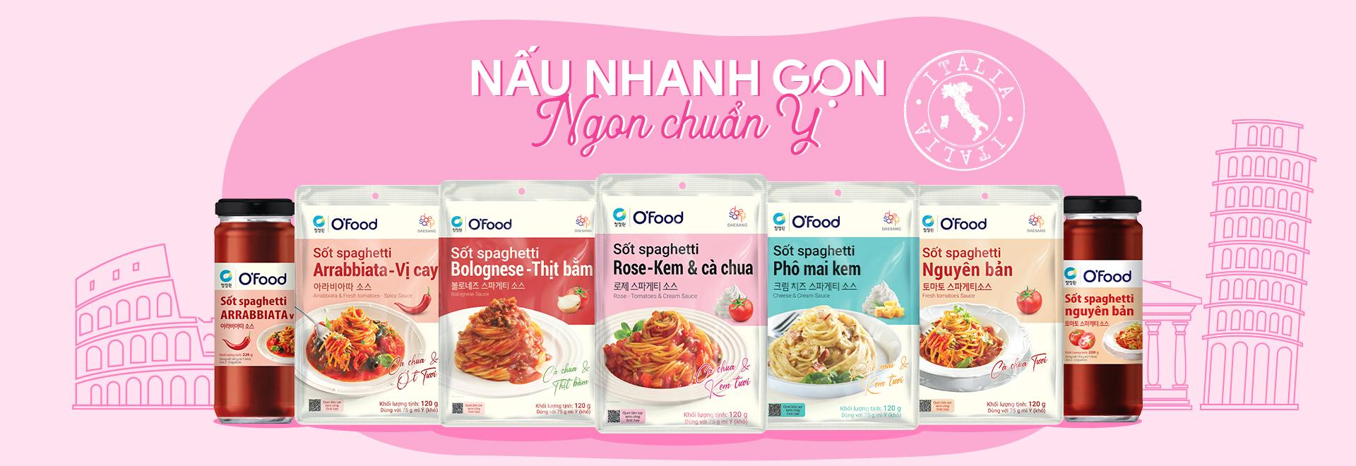 SỐT SPAGHETTI ROSE KEM CÀ CHUA - VỊ NGON THƯỢNG HẠNG ĐẲNG CẤP Ý