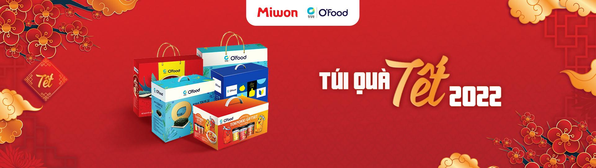 Hộp quà Tết rong biển O'food - Dinh dưỡng cho cả nhà